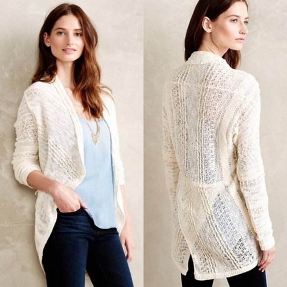 Anthropologie Sweaters - Anthropologie Knitted & Knotted M Switch Stitch